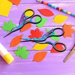 Acronde 2PCS Vintage Stork Shape Sewing Scissors Stainless Steel Tailor Scissors Sharp Sewing Shears for Embroidery, Sewing, Craft, Art Work & Everyday Use (Gold)