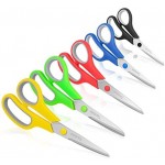 Scissors, Taotree 8" Multipurpose Scissor Bulk Pack of 5, Stainless Steel Sharp Scissors for Office Home General Use, High/Middle School Classroom Class Teacher Student Older Kids Scissors Supplies Scissors, Taotree 8" Multipurpose Scissor Bulk Pack of 5, Stainless Steel Sharp Scissors for Office Home General Use, High/Middle School Classroom Class Teacher Student Older Kids Scissors Supplies