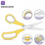 Scissors, Taotree 8" Multipurpose Scissor Bulk Pack of 5, Stainless Steel Sharp Scissors for Office Home General Use, High/Middle School Classroom Class Teacher Student Older Kids Scissors Supplies Scissors, Taotree 8" Multipurpose Scissor Bulk Pack of 5, Stainless Steel Sharp Scissors for Office Home General Use, High/Middle School Classroom Class Teacher Student Older Kids Scissors Supplies