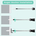 Drywall Anchor and Screw Kit,Cirlife Stainless Steel Screws,Picture Hooks for Drywall Door and Hollow-Wall, 126 Pieces Drywall Anchor and Screw Kit,Cirlife Stainless Steel Screws,Picture Hooks for Drywall Door and Hollow-Wall, 126 Pieces