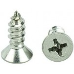 #6 x 1" Flat Head Phillips Sheet Metal Screws Self Tapping,18-8 Stainless Steel, Full Thread, Qty 100 by Bridge Fasteners #6 x 1" Flat Head Phillips Sheet Metal Screws Self Tapping,18-8 Stainless Steel, Full Thread, Qty 100 by Bridge Fasteners