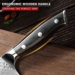 Pro Chef Knife 8 Inch, Japanese AUS-10V Super Stainless Steel Kitchen Knife with Hammer Finish, Chefs Knife with a triple-riveted Ergonomic Handle, Professional Durable Cooking Knife with Gift Box Pro Chef Knife 8 Inch, Japanese AUS-10V Super Stainless Steel Kitchen Knife with Hammer Finish, Chefs Knife with a triple-riveted Ergonomic Handle, Professional Durable Cooking Knife with Gift Box